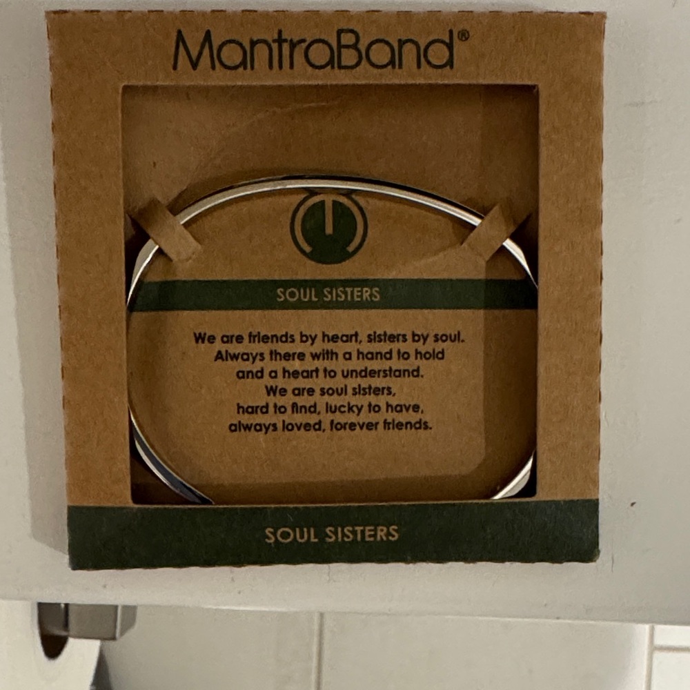 MantraBand Silver Soul Sisters Bracelet